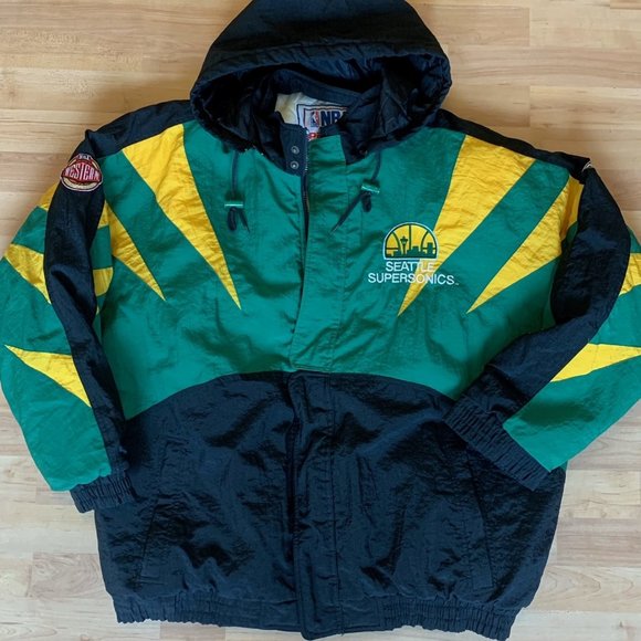 NBA Other - Vintage NBA Seattle SuperSonics Apex One Heavyweight Full Zip Winter Jacket